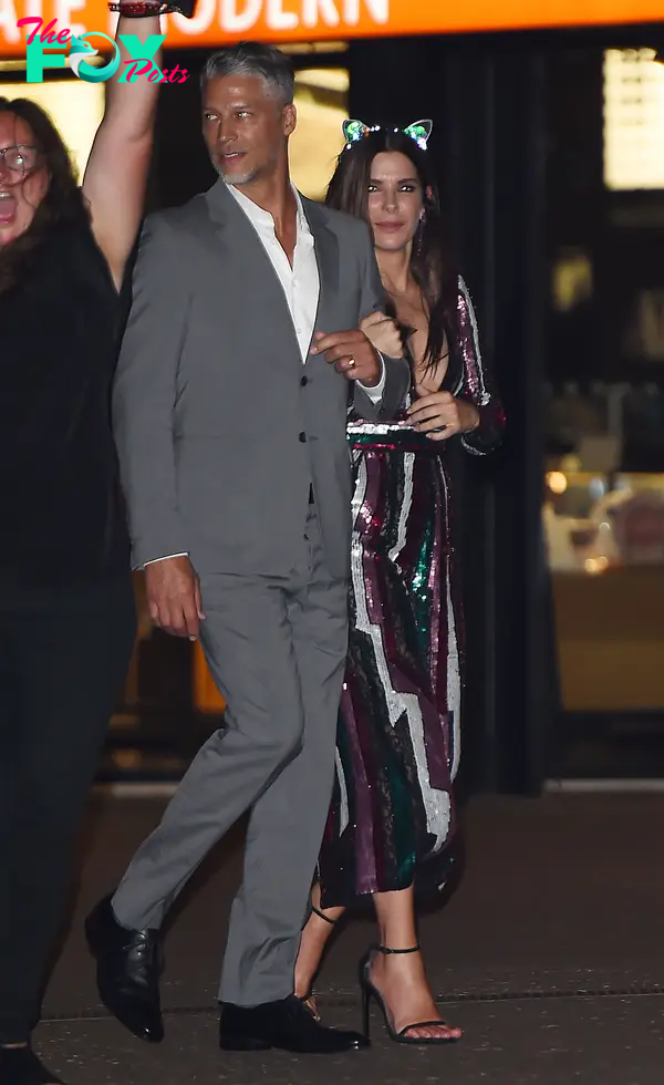 Sandra Bullock with Bryan Randal.