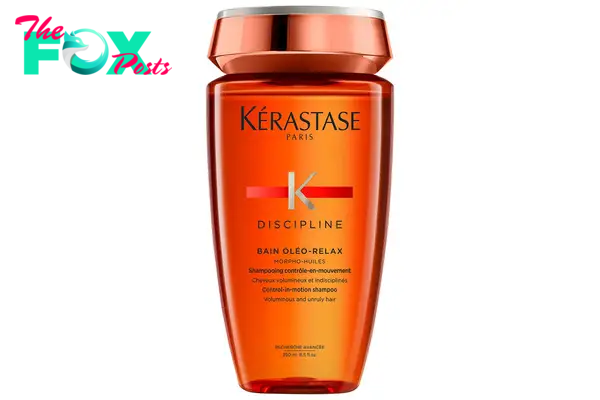 Kérastase shampoo in an orange bottle