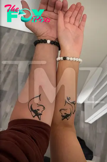 Gypsy Rose Blanchard matching tattoos with Ryan Urker