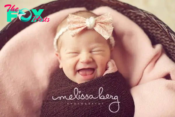 Ecstatic with the photo of the baby smiling while sleeping 14