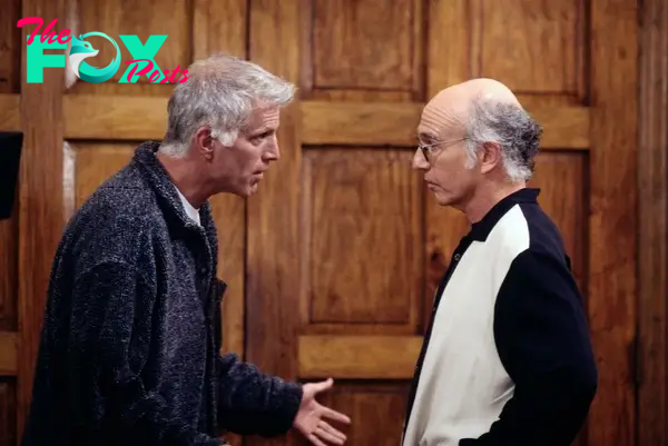 Larry David and Ted Danson in "Curb Your Enthusiasm."