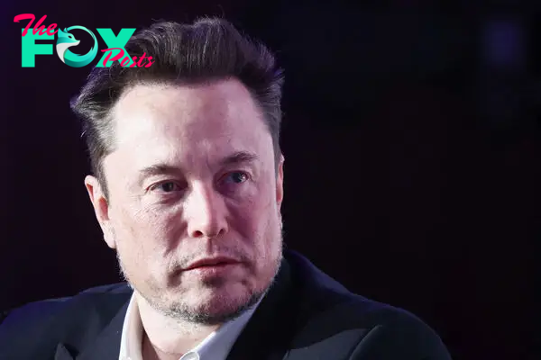 Elon Musk in Krakow, Poland on Jan. 22, 2024