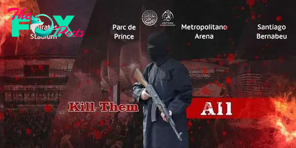 The terrorist group have released a call to arms for attacks on the four host stadiums of the Champions League quarter-finals.