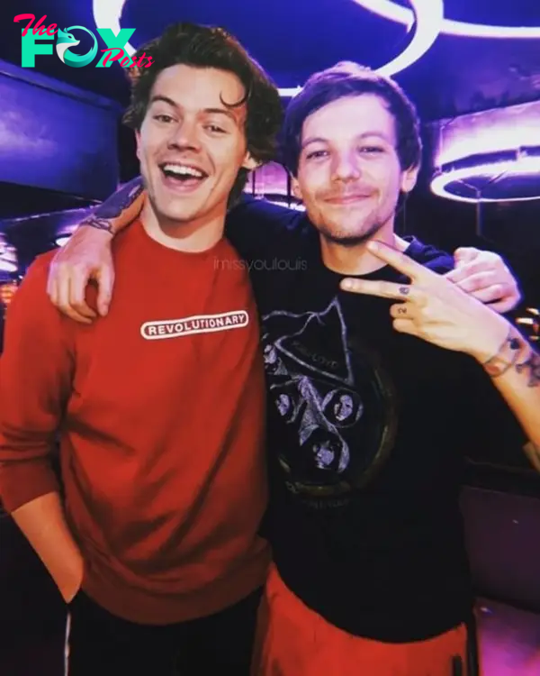 Harry Styles and Louis Tomlinson