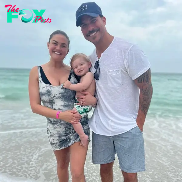 Jax Taylor and Brittany Cartwright with their son