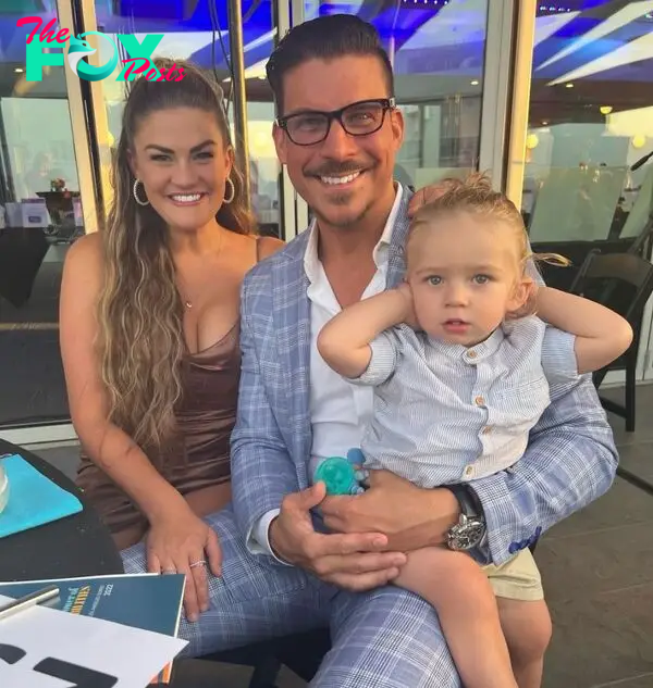 Jax Taylor and Brittany Cartwright with their son
