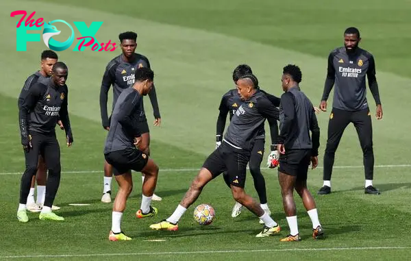 Eder Militao has returned to first team training but is lacking match fitness.