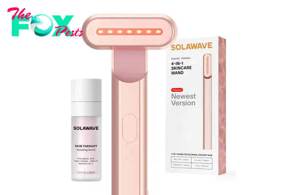 SolaWave micro-current wand and serum set