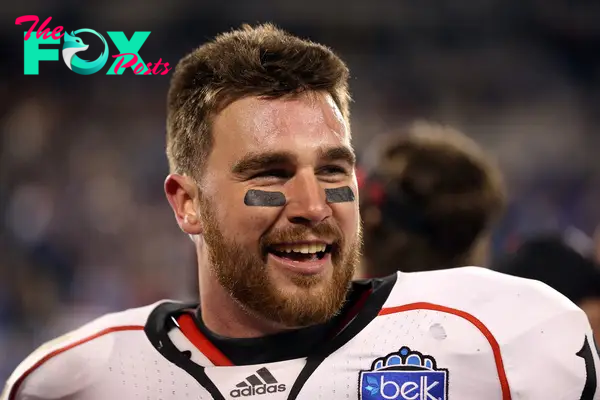 Travis Kelce when he played college football.