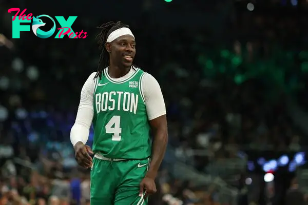 Jrue Holiday #4 of the Boston Celtics.