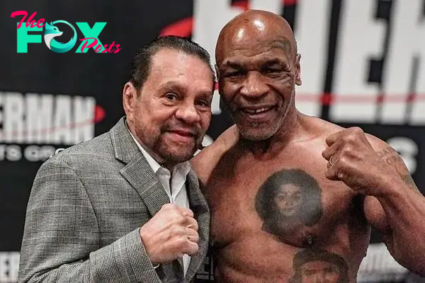 The 57-year-old boxing legend will step into the ring on July 20 to face Jake Paul in a fight that will be aired on Netflix. He showed his muscles in an event in Virginia.