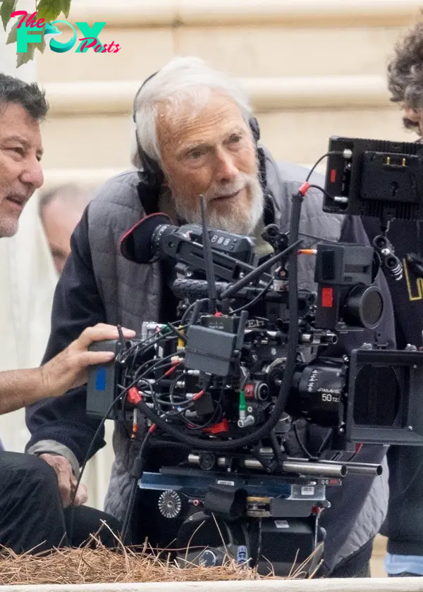 Clint Eastwood directing in November 2023.