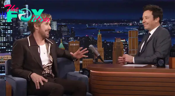 Ryan Gosling and Jimmy Fallon on "Tonight Show"