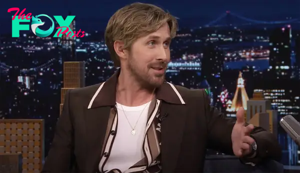 Ryan Gosling talking on "Tonight Show"