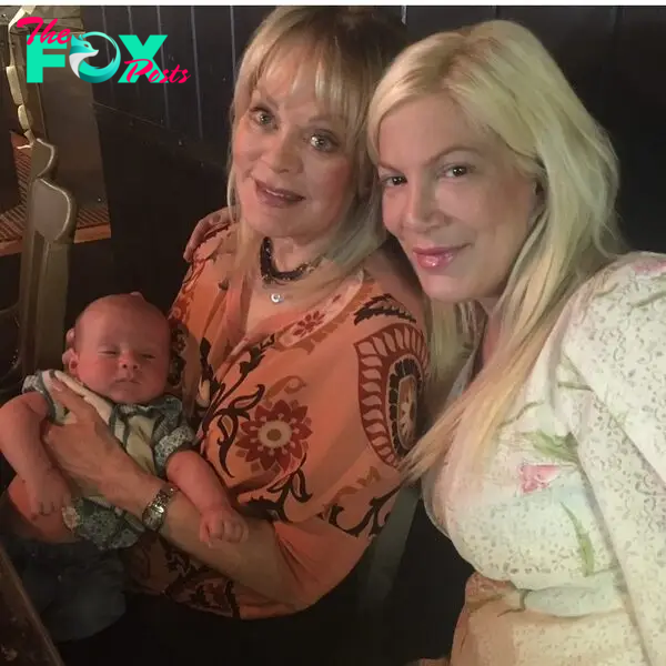 candy spelling, tori spelling, and a baby