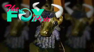 Queen's Lyre from Ur in the shape of a bull's head.