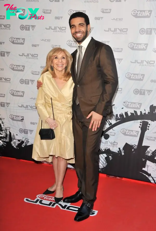 Drake with his mom