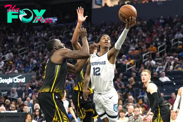 Memphis Grizzlies guard Ja Morant stole the show against the Warriors in 2021.