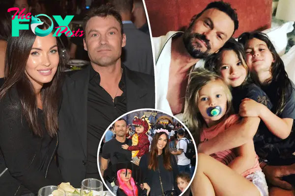 Brian Austin Green, Megan Fox and their kids