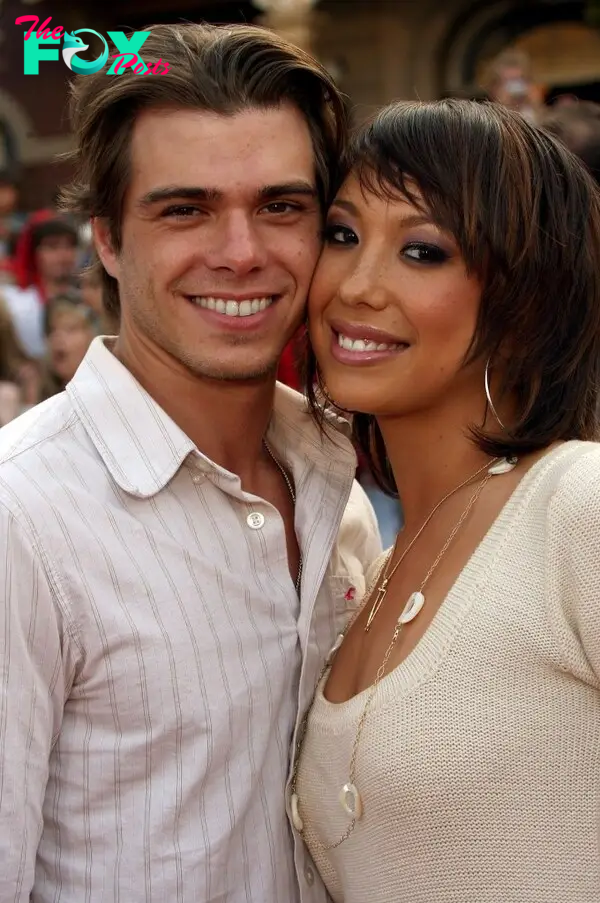 Matthew Lawrence and Cheryl Burke in 2007