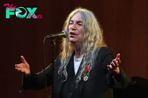 Patti Smith performing in 2022.