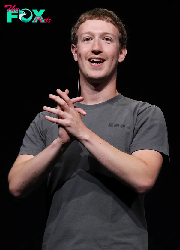 Mark Zuckerberg speaking at a FaceBook 2011.