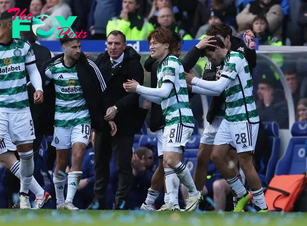 Celtic Players and Rodgers
