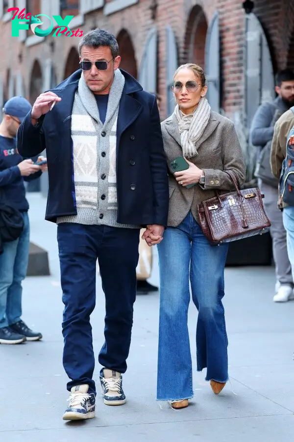Jennifer Lopez wearing jeans