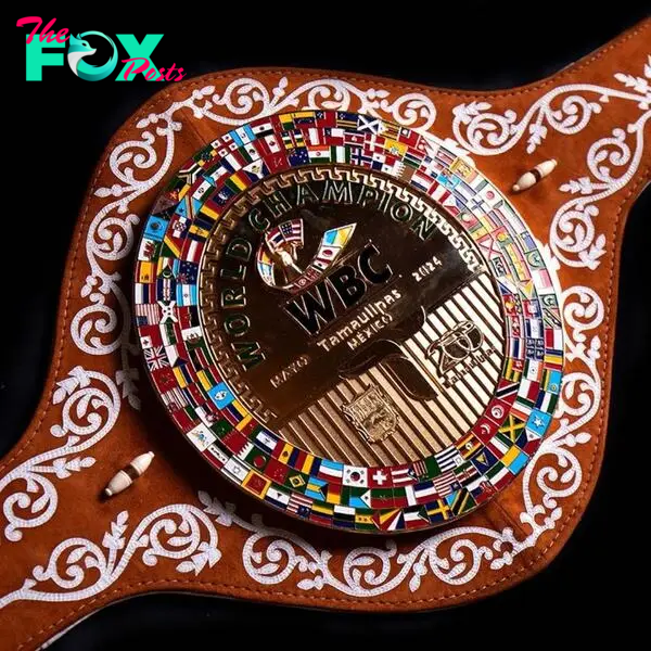 The green and gold organization announced that the ‘Tamaulipas Belt’ is a work of art made by over 15 people.