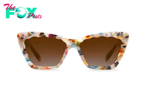 Colorful cat-eye sunglasses