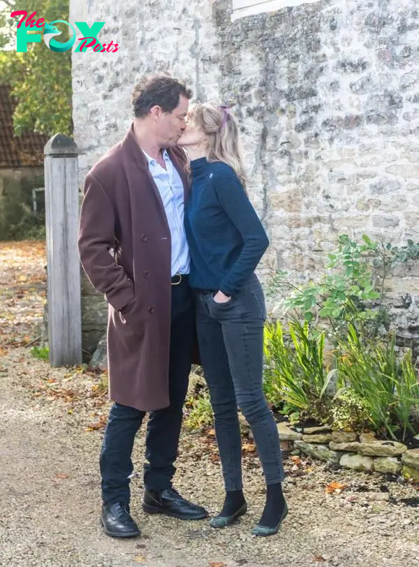dominic west kissing wife catherine fitzgerald