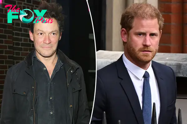 Dominic West and Prince Harry.