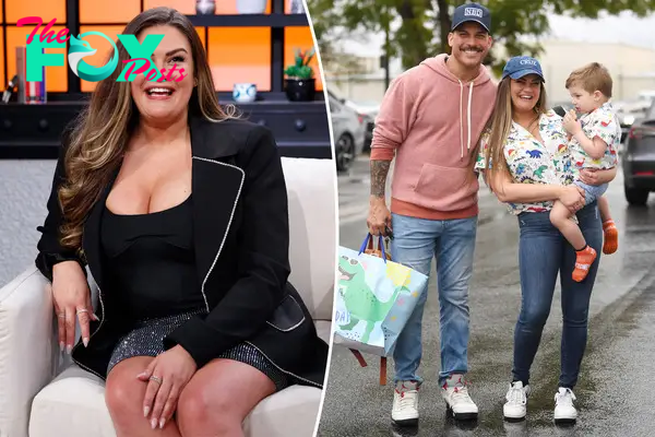 Brittany Cartwright and Jax Taylor split image with their son.