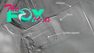 Lidar image of the site of the Battle of Waterloo.