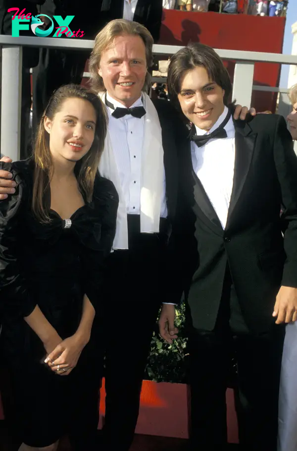 Angelina Jolie, Jon Voight, and James Haven