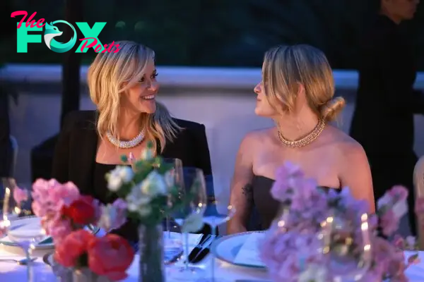 Reese Witherspoon and Ava Phillippe  at the Tiffany & Co. celebration of the launch of Blue Book 2024: Tiffany Céleste. 