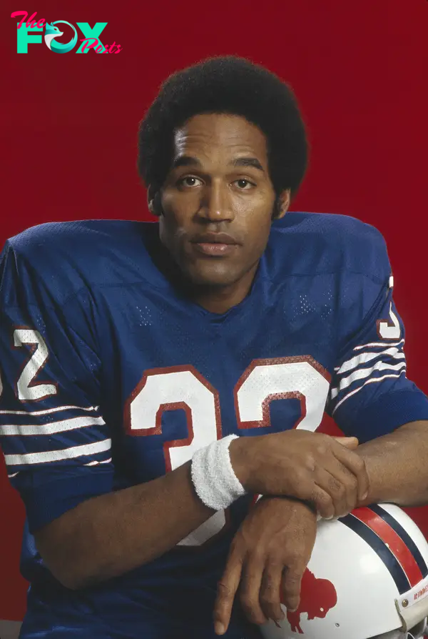 OJ Simpson in a Buffalo Bills uniform.