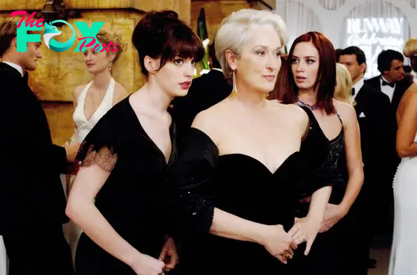 Meryl Streep, Emily Blunt and Anne Hathaway in the "Devil Wears Prada."
