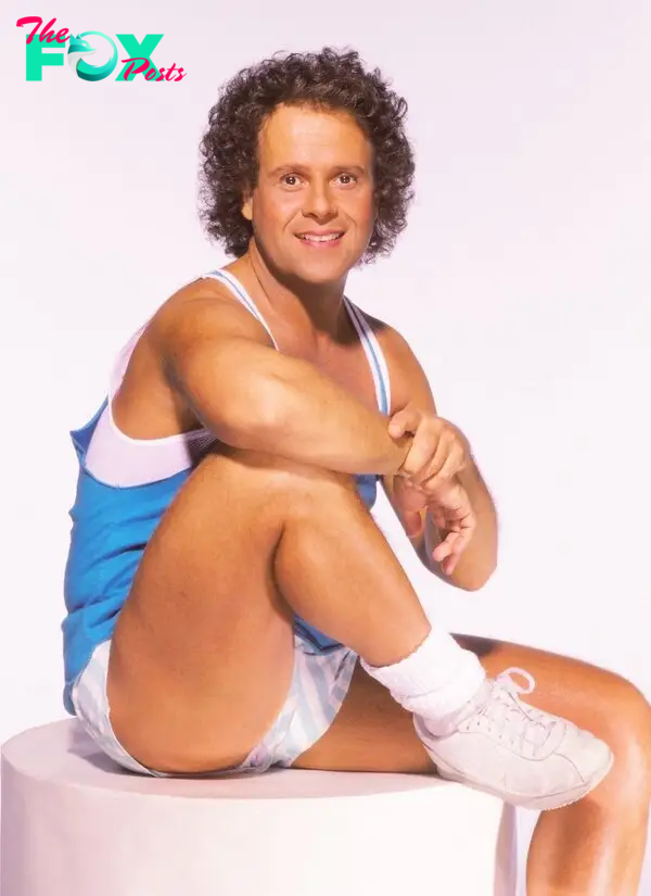 Richard Simmons sitting