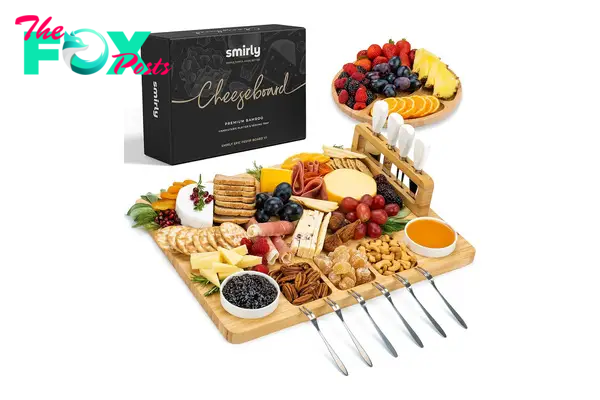 A charcuterie board set