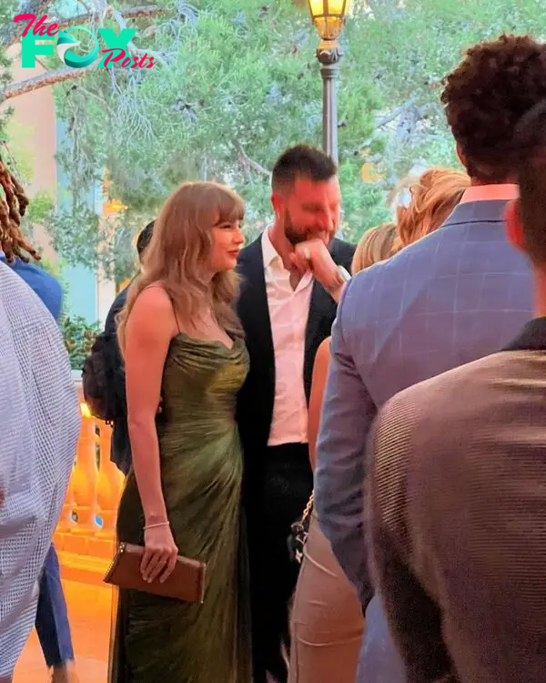 Taylor Swift and Travis Kelce at the gala
