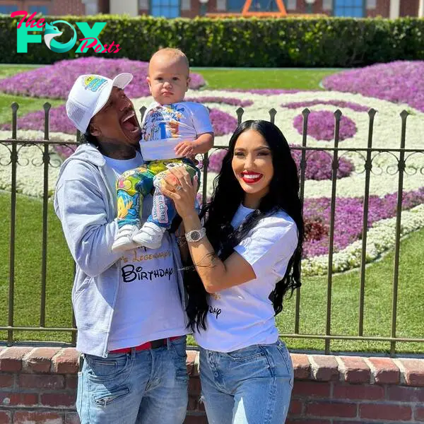 Bre Tiesi, Nick Cannon and their son, Legendary.