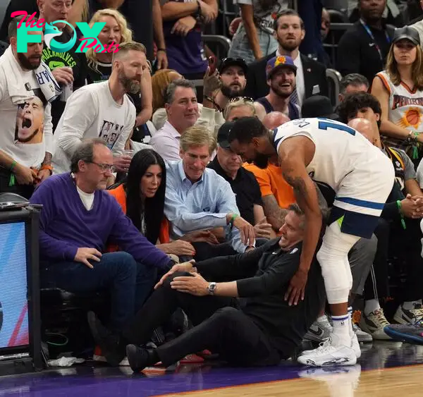 Timberwolves head coach Chris Finch suffered a serious knee injury during Game 4 against the Phoenix Suns.