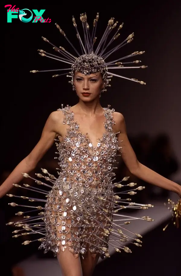 Paco Rabanne arrow dress from the Haute Couture Spring 1996 collection
