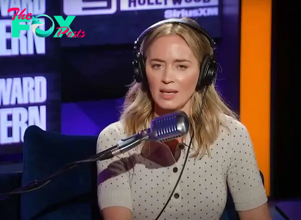 Emily Blunt on the "Howard Stern Show."