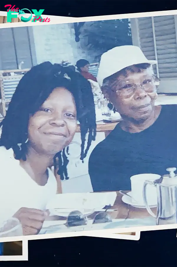 Whoopi Goldberg and Emma Harris