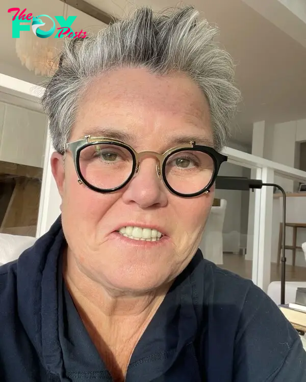Rosie O'Donnell in a selfie. 