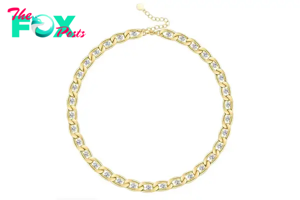 Mazin Jewels Chain Link Necklace