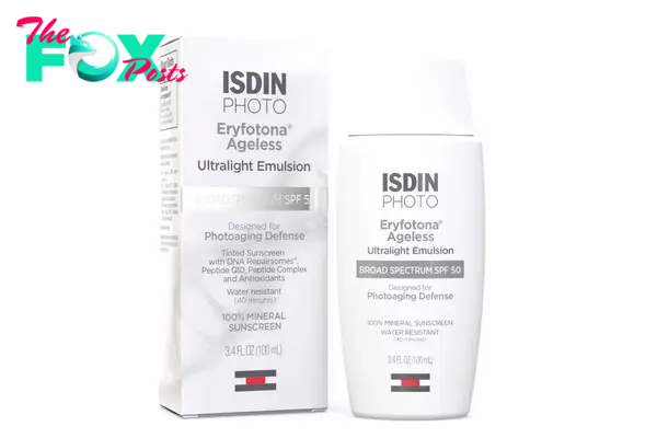 ISDIN sunscreen and its box