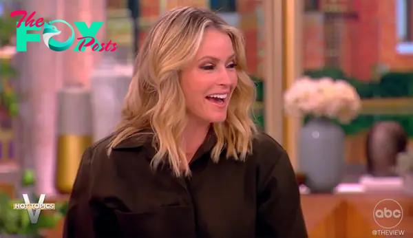 Sara Haines laughing on "The View"